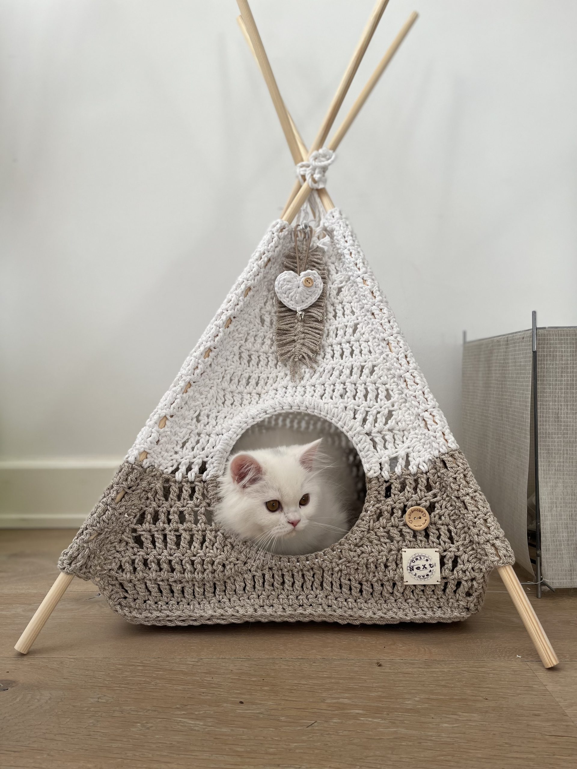 Vast en zeker zwaan katoen The Kitty Tipi ♡ – Cat's Next Love